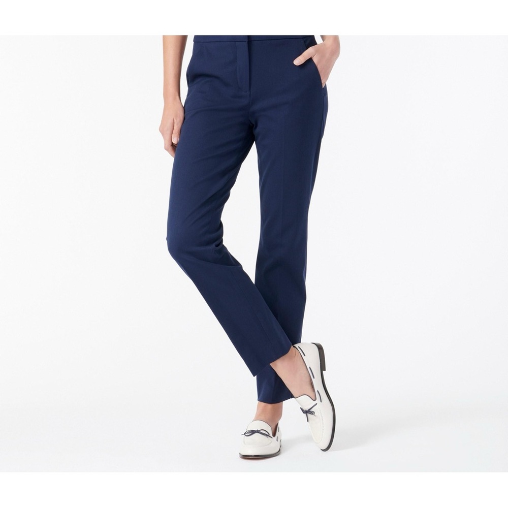 J.Crew Remi Trousers, Navy, Size 0 NWT